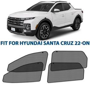 Car Shades for Side Windows Sunshade Protector for 2022-2025 Hyundai Santa Cruz - Picture 1 of 7