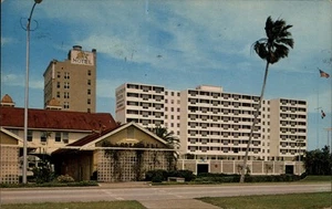 Sarasota, FL Rathaus und Gulfstream Towers Florida Postkarte - Bild 1 von 2