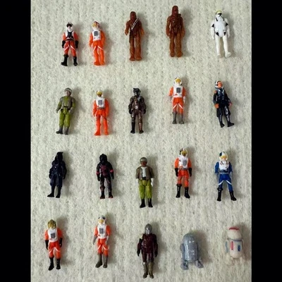 Figura Juguete 20 piezas Raro Star Wars Micro Galaxia Escuadrón Droides Piloto Clone Trooper Foto 1 de 2