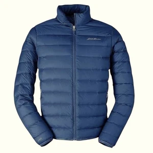 Chaqueta de plumón Eddie Bauer EB650 para hombre XXL azul empaquetable acolchado 650 relleno - Imagen 1 de 14