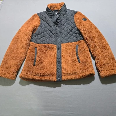 Chaqueta Madden Girl Mujer Grande Acogedora Mixta Media Polar A Presión Caramelo Negra Foto 1 de 4