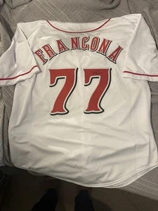 Cincinnati Reds Terry Francona signed jersey COA Auto - Picture 1 of 3