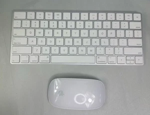 Used Untested Apple A1644 Wireless Keyboard & Wireless Magic Mouse A1296 - Picture 1 of 16