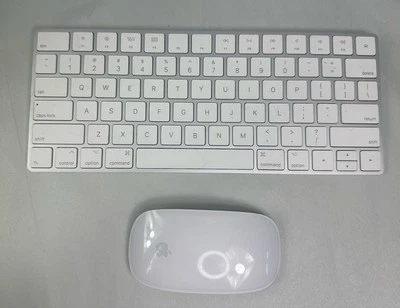 Used Untested Apple A1644 Wireless Keyboard & Wireless Magic Mouse A1296 - Image 1 of 4