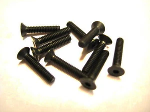 10x Stahl Senkkopfschrauben M2x10 DIN7991 10.9 Senkschraube - Imagen 1 de 1