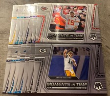 MOMENTS IN TIME - 2023 Panini Mosaic NFL Football Insert Cards You Pick/Choose!