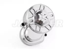 Jazrider Aluminium Stirnradgehäuseabdeckung (silber) für Axial AX10/Wraith/SCX10 - Bild 1 von 1