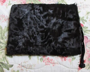 1939 New York World's Fair Black Fur Handbag/Hand Cozie No. 3 - Picture 1 of 2