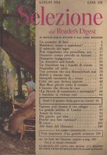 vintage Italian edition SELEZIONE DAL READER'S DIGEST JUL 1953