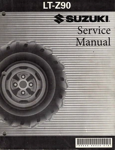 Manual de reparación/servicio al propietario/concesionario Suzuki genuino fabricante de equipos originales 2007 LTZ90/LT-Z90 - Imagen 1 de 2