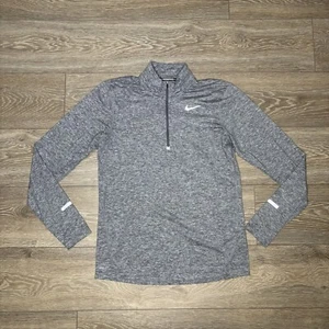 Camisa de correr Nike para hombre talla mediana gris jaspeado Element Performance 623485 021 - Imagen 1 de 7