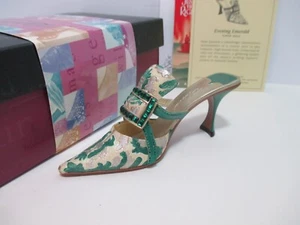 Just The Right Shoe Evening Emerald item 25175 by Raine 2002 w/COA Green Pump - Picture 1 of 5