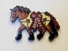 Breyer NEW*  Yuletide Greetings Pin * 2020 Shire Enamel Traditional Model Horse