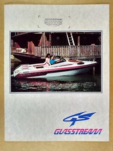 vintage Glasstream Boats Brochure Outboard Fishing Bass I/O Free Spirit Seaquest - Picture 1 of 6