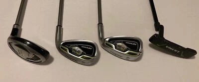 TourEdge Hot Launch HL-J Junior Golf Clubs Hybrid, 7/8, 9/P, Putter RH 7-10 yrs - Image 1 of 4