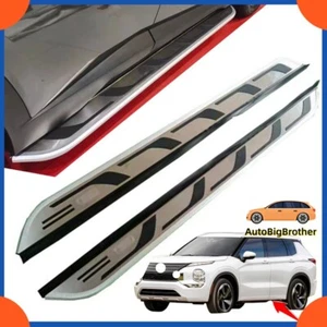Fit For Mitsubishi Outlander 2022-2024 Running Boards Side Steps Pedals Nerf Bar - Picture 1 of 5