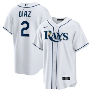 Men's Tampa Bay Rays Yandy Díaz Nike White Home Replica Player Jersey MEDIUM - Picture 1 of 1
