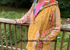 Indian Vintage Kantha Steppdecke Handgefertigt Baumwolle Jacke Handmade Recycled