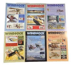 6 WINDSOCK INTERNATIONAL 2003 complete WWI  Model Aeroplane Enthusiast Aviation - Picture 1 of 8