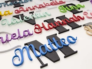 Namens Türschild Personalisiert Wandschild Kinderzimer Schriftzug Tür Schild - Picture 1 of 11