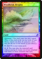 Windbrisk Heights FOIL Lorwyn HEAVILY PLD Land Rare MAGIC MTG CARD ABUGames