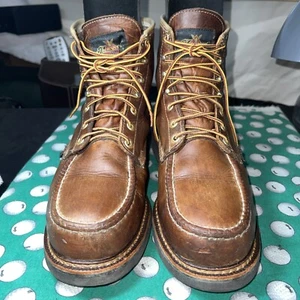 Thorogood 804-3696 Herren 6" Leder WP Mokassinnaht Stahl Sicherheit Arbeitsstiefel Größe 10D - Bild 1 von 18