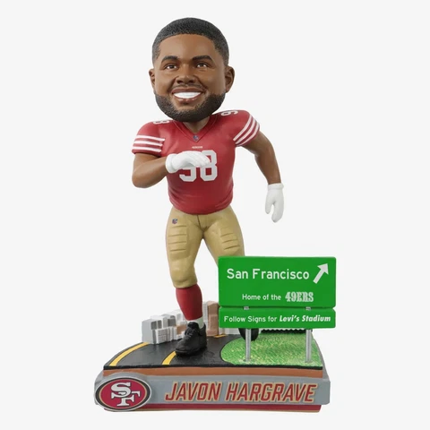 JAVON HARGRAVE San Francisco 49ers NFL "Next Stop" Series Bobblehead #/72 NIB! Cover