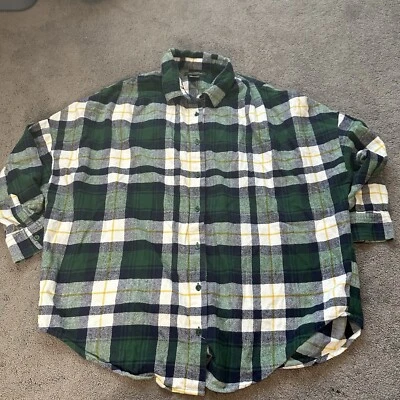 Camisa de franela manga larga a cuadros talla L French Connection para mujer Foto 1 de 4