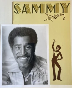Sammy Davis Jr. signiert Tour Programm’82 Unterschrift Autogramm Signed Original - Picture 1 of 9
