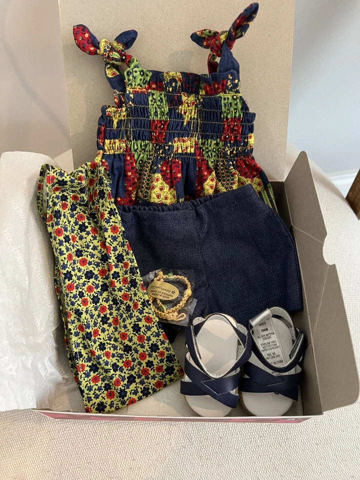 Retired American Girl Julie's Patchwork Outfit F0446