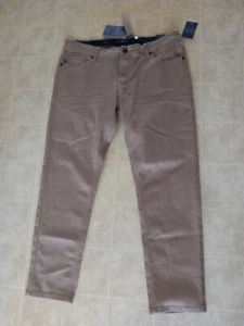 Marc Asher Dress Pants Stretch Slim Fit Tapered Casual Chino Workwear 38x30 NEW - Picture 1 of 4