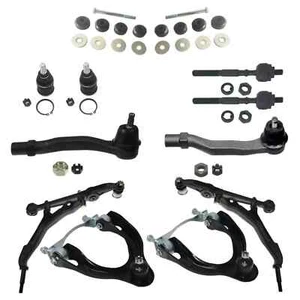 4 Control Arms 4 Tie Rod Ends 2 Sway 2 Ball Joints Acura Integra 94-01 - Picture 1 of 1