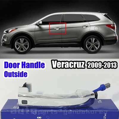 Manija de puerta exterior delantera izquierda y derecha genuina para HYUNDAI VERACRUZ 2009-2013 Foto 1 de 4