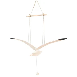 Flying Seagull Hanging Bird Ornaments - Toys Hangable Wood Gift - Picture 1 of 11