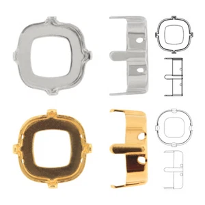 Superior PRIMERO Fancy Stones Einstellungen passt auf 4470 quadratische Kristalle * alle Größen - Bild 1 von 3
