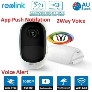 Reolink Argus pro 1080P 4x Zoom wireless Battery Security Camera Rechargeable - Picture 1 of 8