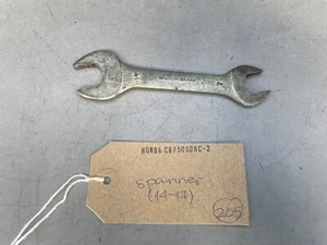 Llave inglesa vintage japonesa Yamaha Honda Suzuki Kawasaki herramienta genuina 14-17 - Imagen 1 de 7