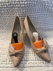 New L.K Bennett Pink Heels Size 37.5 Or 7US - Picture 1 of 3