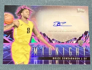 E322 2023-24 Topps Midnight Brice Sensabaugh #RHS-BS Horizon Signatures Auto RC - Foto 1 di 2
