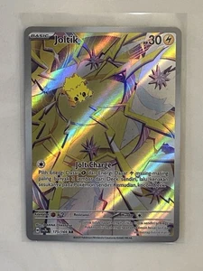 Pokemon TCG Card Indonesia Joltik AR Foil SV7s 175/166 AR Holo Card NM - Picture 1 of 2