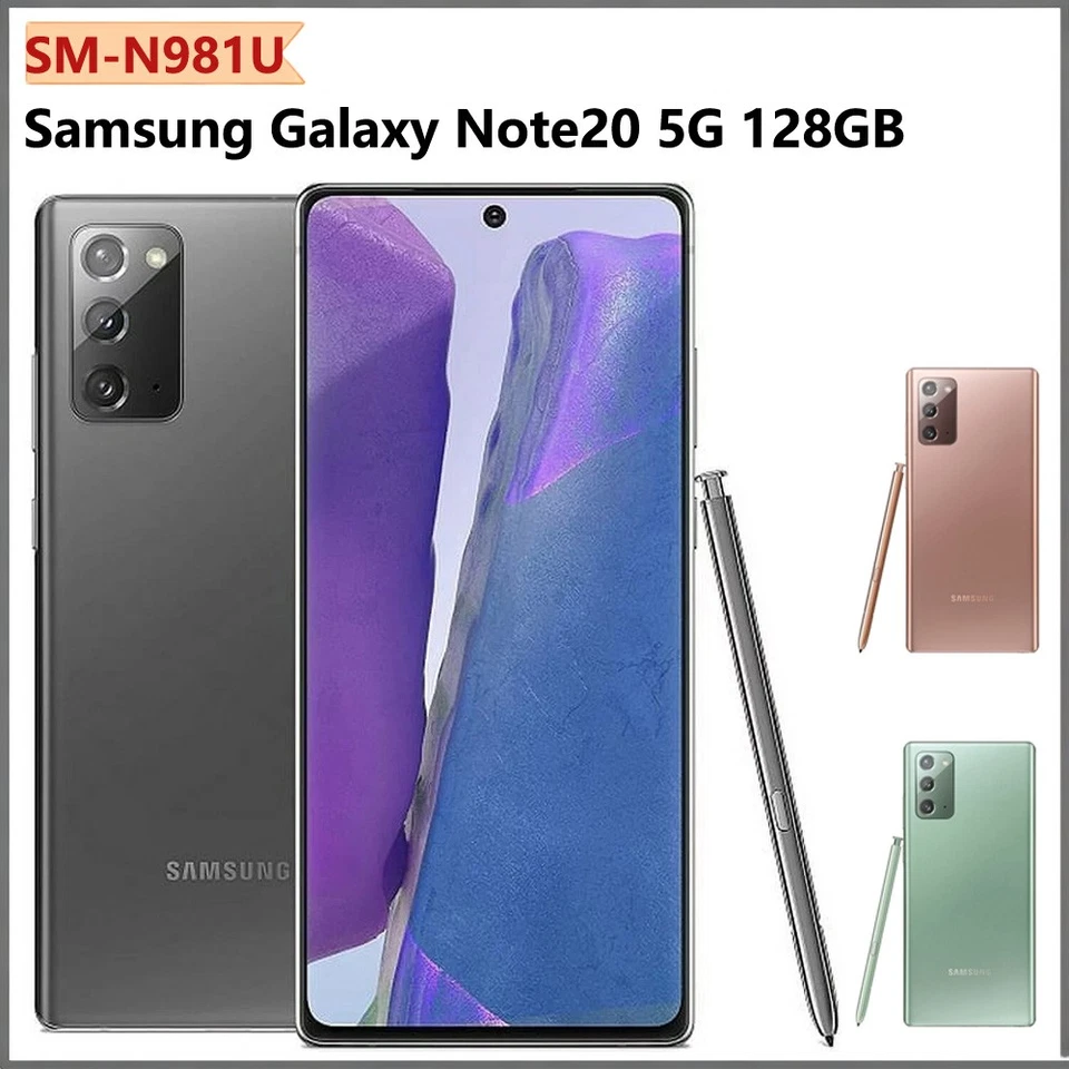 SAMSUNG Galaxy Note 20 5G Hanys - 128GB 8GB RAM - 6.7 Zoll - Ohne Vertrag - Neu - Bild 1 von 1