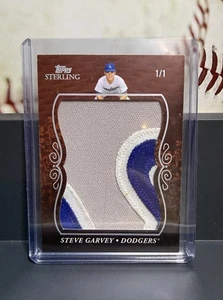 2008 Topps Sterling Steve Garvey Jumbo Patch 1/1 - Picture 1 of 1