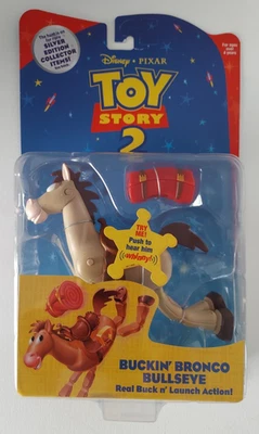 1999 Mattel Pixar Toy Story 2 Buckin Bronco Bullseye Selado, NOVO - Imagem 1 de 4