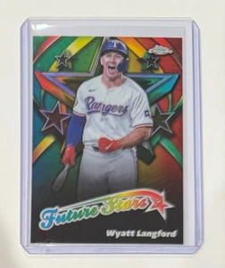 2025 Topps Chrome - Future Stars Wyatt Langford #FS-13 - Picture 1 of 2