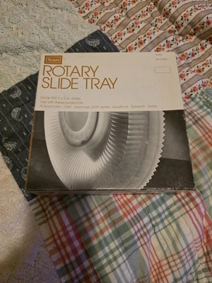 Vintage Sears Rotary Slide Tray 39902 In Original Box Holds 100 2" x 2" Slides - Image 1 of 4