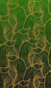 Marburg Tapete 47241 grün Blätter Ornament Wandbild Paneele Wandpaneele Vlies  - Bild 1 von 3