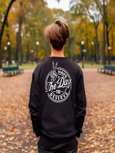 Fleece Pullover Crewneck Sweatshirt - Versatile Stylish Design, Comfortable Fit, - Picture 1 of 14