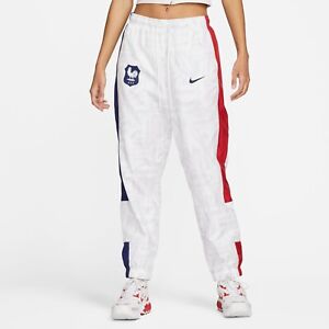Neuf avec étiquettes pantalon d'entraînement répulsif femme Nike France DX0610-100 femme taille GRANDE blanc