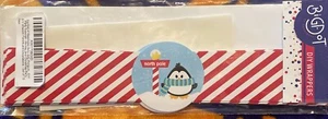DIY BIG DOT party supplies-Holly Jolly Penguin-Set of 15 wrappers. - Picture 1 of 5