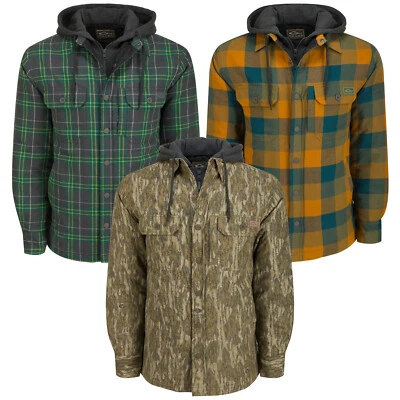 Drake Waterfowl The Campfire Flannel Hoodie - Image 1 of 4